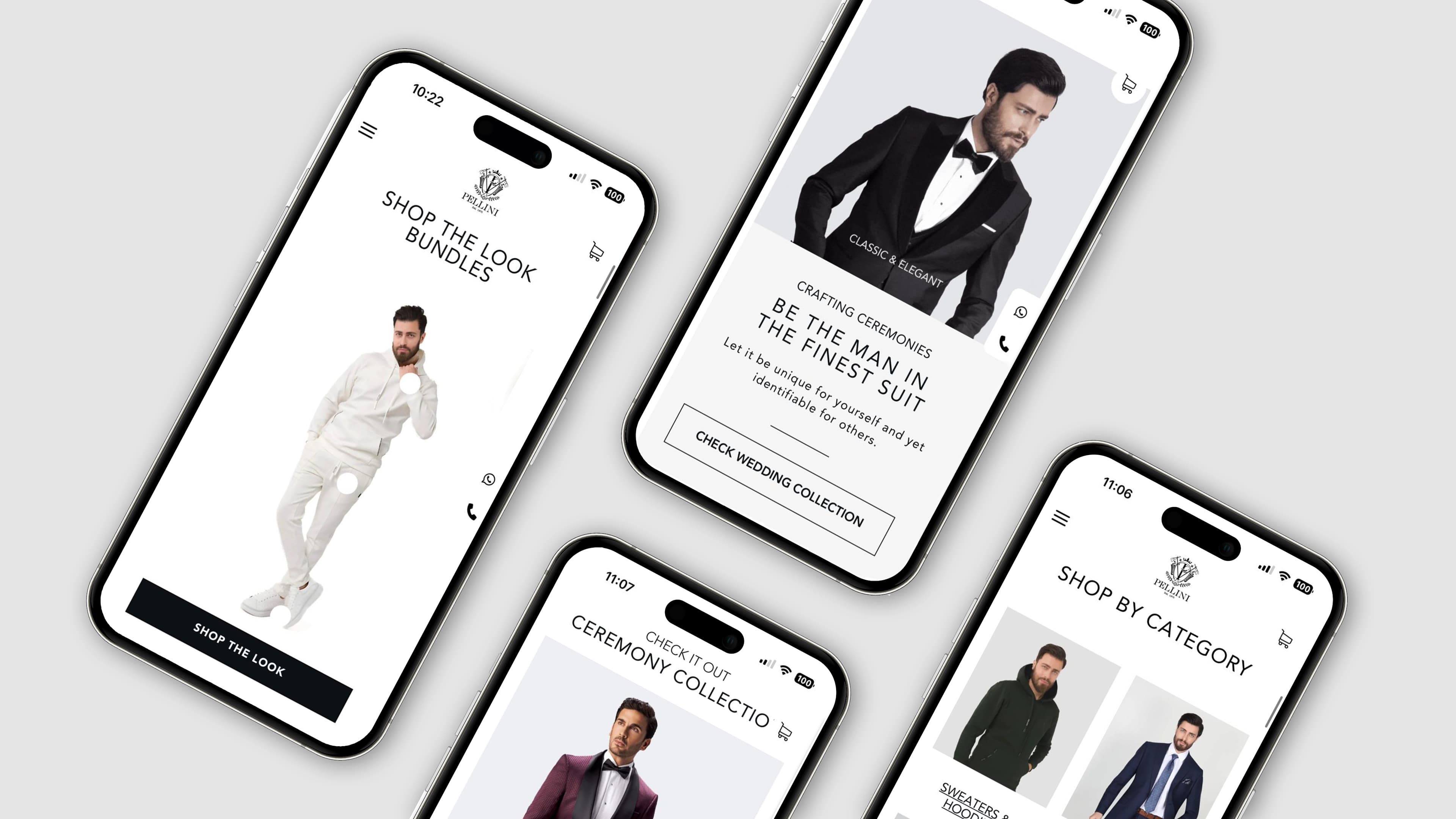 Pellini case study — Website digital marketing results by Hovi Digital Lab
