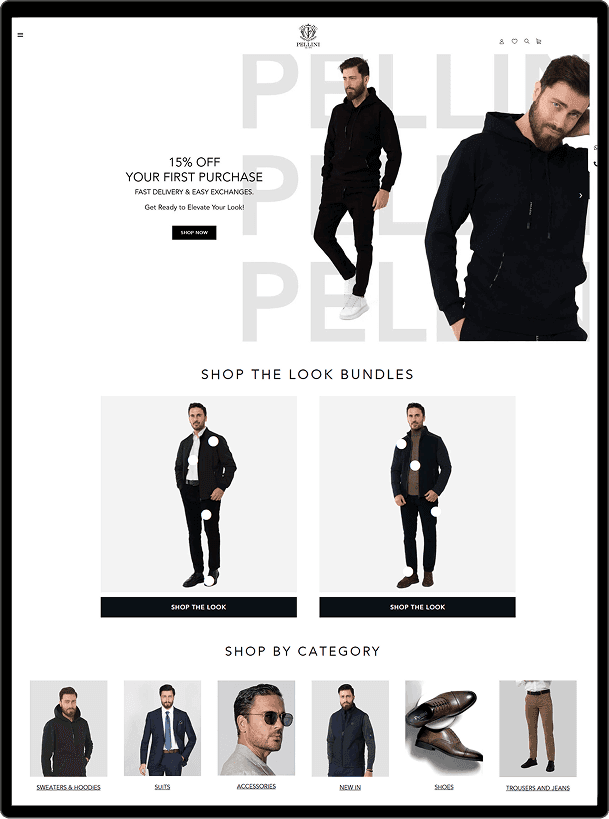 Pellini — Website Design & Development case study by Hovi Digital Lab