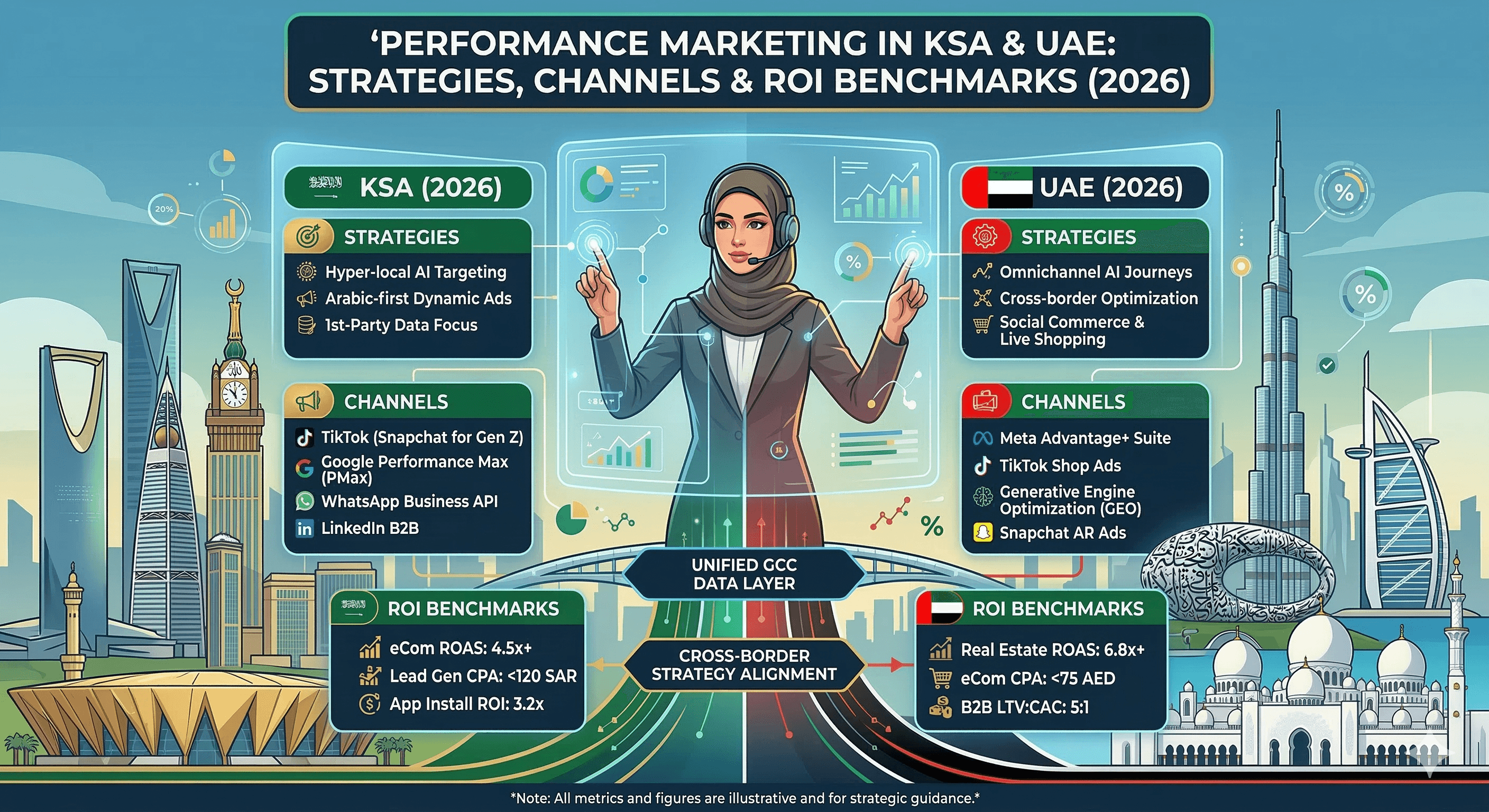 Performance Marketing in KSA & UAE: Strategies, Channels & ROI Benchmarks (2026) — Agency Insights article